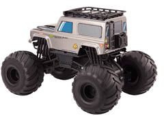 Lean-toys Velké Terénní Auto Na Dálkové Ovládání Suv 2.4G Rc 1:6 Šedivé