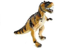 Lean-toys Velký Dinosaurus Na Baterie Chodí Svítí 36 Cm