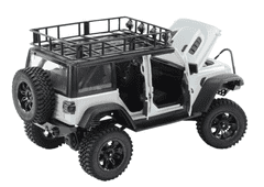 Lean-toys Terénní Auto Na Dálkové Ovládání Rc 2.4G Pohon 4X4 Šedivý