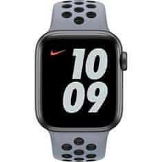 Apple ŘEMÍNEK APPLE WATCH MG3V3AM/A 38/40/41 MM NIKE SPORT BRAND ŠEDO-ČERNÝ/OBSIDIÁN MLHAVĚ ČERNÝ