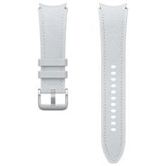 Samsung HYBRIDNÍ ŘEMÍNEK Z EKOLOGICKÉ KŮŽE SAMSUNG ET-SHR96LSEGEU PRO WATCH6 20 MM M/L STŘÍBRNÁ/STŘÍBRNÁ