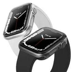 UNIQ UNIQ POUZDRO GLASE APPLE WATCH SERIES 7/8/9 41MM. DUAL PACK CLEAR-SMOKE/CLEAR-SMOKE