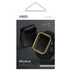 UNIQ UNIQ POUZDRO MODUO APPLE WATCH SERIES 4/5/6/7/8/9/SE/SE2 40/41 MM ČERNÁ-HOŘČIČNÁ/PŮLNOČNÍ-HOŘČICOVÁ