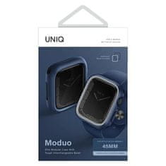 UNIQ UNIQ POUZDRO MODUO APPLE WATCH SERIES 4/5/6/7/8/9/SE/SE2 44/45 MM MODRO-ŠEDÁ/MODRO-ŠEDÁ