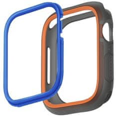 UNIQ UNIQ POUZDRO MODUO APPLE WATCH SERIES 4/5/6/7/8/9/SE/SE2 44/45 MM ORANŽOVO-MODRÉ/ORANŽOVO-MODRÉ