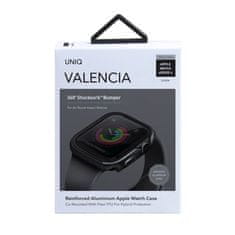 UNIQ UNIQ POUZDRO VALENCIA APPLE WATCH SERIES 4/5/6/SE 40MM. ŠEDÁ/METALOVĚ ŠEDÁ