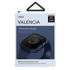 UNIQ UNIQ POUZDRO VALENCIA APPLE WATCH SERIES 4/5/6/SE 40MM. MODRÁ/ATLANTICKÁ MODRÁ