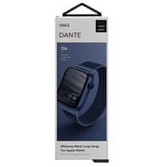 UNIQ ŘEMÍNEK UNIQ DANTE APPLE WATCH SERIES 1/2/3/4/5/6/7/8/9/SE/SE2 42/44/45 MM NEREZOVÁ OCEL MODRÁ/KOBALTOVÁ MODRÁ