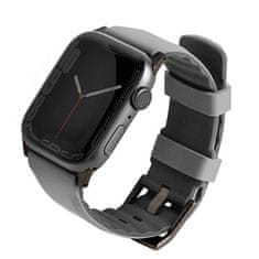 UNIQ UNIQ ŘEMÍNEK LINUS APPLE WATCH SERIES 1/2/3/4/5/6/7/8/9/SE/SE2 38/40/41 MM. AIROSOFT SILIKONOVĚ ŠEDÁ/KŘÍDOVĚ ŠEDÁ