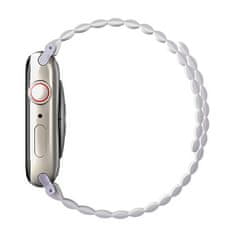 UNIQ UNIQ ŘEMÍNEK REVIX APPLE WATCH SERIES 1/2/3/4/5/6/7/8/9/SE/SE2 38/40/41 MM. OBOUSTRANNÉ MAGNETICKÉ LILA-BÍLÁ/LILA-BÍLÁ