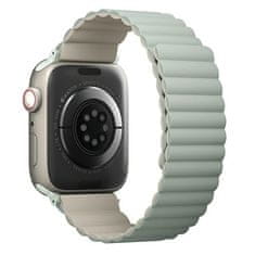 UNIQ UNIQ ŘEMÍNEK REVIX APPLE WATCH SERIES 1/2/3/4/5/6/7/8/9/SE/SE2/ULTRA/ULTRA 2 42/44/45/49 MM. OBOUSTRANNÉ MAGNETICKÉ SAGE-BÉŽOVÁ/SAGE-BÉŽOVÁ