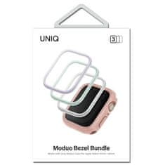 UNIQ UNIQ RÁMEČKY PRO MODUO 3V1 APPLE WATCH SERIES 4/5/6/7/8/9/SE/SE2 40/41 MM SAGE-LILAC-WHITE/SAGE-LILAC-WHITE