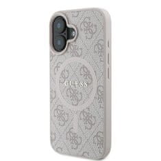 Guess GUESS GUHMP16MG4GFRP IPHONE 16 PLUS 6,7" RŮŽOVÉ/RŮŽOVÉ PEVNÉ POUZDRO 4G RING CLASSIC LOGO MAGSAFE