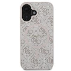 Guess GUESS GUHMP16MG4GFRP IPHONE 16 PLUS 6,7" RŮŽOVÉ/RŮŽOVÉ PEVNÉ POUZDRO 4G RING CLASSIC LOGO MAGSAFE