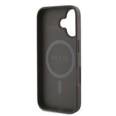 Guess GUESS GUHMP16MG4GFRW IPHONE 16 PLUS 6,7" HNĚDÉ/HNĚDÉ PEVNÉ POUZDRO 4G RING CLASSIC LOGO MAGSAFE