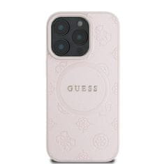 Guess GUESS GUHMP16XPSAPSMEP IPHONE 16 PRO MAX 6.9" RÓŻOWY/PINK HARDCASE SAFFIANO PEONY CLASSIC LOGO MAGSAFE