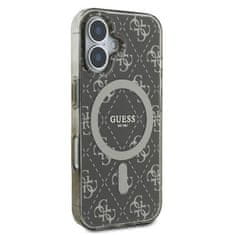 UNBRANDED GUESS GUHMP16SH4DTEW IPHONE 16 6,1" HNĚDÝ/HNĚDÝ PEVNÝ OBAL IML 4G POZADÍ MAGSAFE