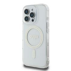 UNBRANDED GUESS GUHMP16LHFGERET IPHONE 16 PRO 6,3" PRŮHLEDNÝ PEVNÝ OBAL IML GLITTER CIRCLE MAGSAFE