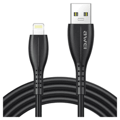 Awei KABEL USB-LIGHTNING AWEI CL-115L ČERNO/ČERNÝ