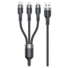 Awei AWEI KABEL CL-975 USB-C/LIGHTNING/MICO 3V1 ČERNÝ/ČERNÝ