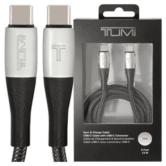 Tumi TUMI TUCCSUSBC KABEL USB-C - USB-C 1,5M RYCHLÉ NABÍJENÍ ČERNÁ/ČERNÁ