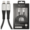 Tumi TUMI TUCCSMFI KABEL USB-C - LIGHTNING 1,5M FAST CHARGING ČERNÁ/ČERNÁ