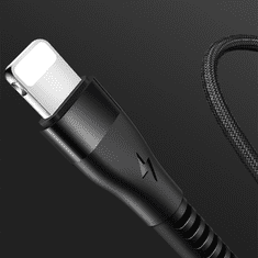 USAMS USAMS U33 LIGHTNING OPLETENÝ KABEL 1,2 M 2A RYCHLÉ NABÍJENÍ RŮŽOVÝ/RŮŽOVÝ SJ360USB03 (US-SJ360)