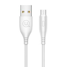 USAMS USAMS KABEL U18 MICROUSB 2A RYCHLÉ NABÍJENÍ 1M BÍLÁ/BÍLÁ SJ268USB02 (US-SJ268)