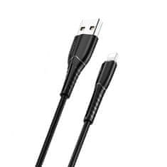 USAMS USAMS KABEL U35 LIGHTNING 2A FAST CHARGE 1M ČERNO/ČERNÝ SJ364USB01 (US-SJ364)