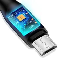 USAMS USAMS KABEL U18 MICROUSB 2A RYCHLÉ NABÍJENÍ 1M ČERNO/ČERNÝ SJ268USB01 (US-SJ268)