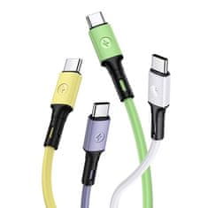 USAMS USAMS KABEL U52 USB-C 2A RYCHLÉ NABÍJENÍ 1M BÍLÁ/BÍLÁ SJ436USB01 (US-SJ436)