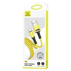 USAMS USAMS KABEL U52 USB-C 2A RYCHLÉ NABÍJENÍ 1M ŽLUTÝ/ŽLUTÝ SJ436USB03 (US-SJ436)