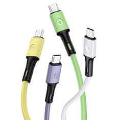 USAMS USAMS KABEL U52 MICROUSB 2A RYCHLÉ NABÍJENÍ 1M BÍLÁ/BÍLÁ SJ435USB01 (US-SJ435)