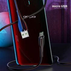 USAMS USAMS KABEL U38 MICROUSB 4A RYCHLÉ NABÍJENÍ PRO OPPO 1M BÍLÁ/BÍLÁ SJ375USB02 (US-SJ375)