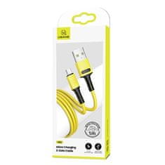 USAMS USAMS KABEL U52 MICROUSB 2A FAST CHARGE 1M ŽLUTÝ/ŽLUTÝ SJ435USB03 (US-SJ435)