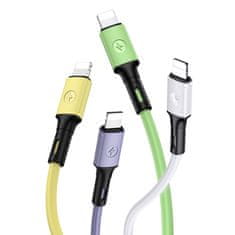 USAMS USAMS KABEL U52 LIGHTNING 2A FAST CHARGE 1M ZELENÁ/ZELENÁ SJ434USB02 (US-SJ434)