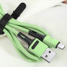 USAMS USAMS KABEL U52 LIGHTNING 2A FAST CHARGE 1M ZELENÁ/ZELENÁ SJ434USB02 (US-SJ434)