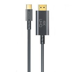 Awei AWEI CL-212T KABEL USB-C NA HDMI 4K 30HZ ČERNÁ/ČERNÁ