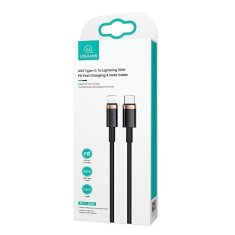 USAMS USAMS KABEL U63 USB-C TO LIGHTNING 1,2 M 20W PD FAST CHARGE ČERNÁ/ČERNÁ SJ484USB01 (US-SJ484)