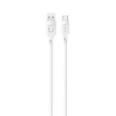 USAMS USAMS USB-C KABEL 6A 1,2M PORT PRO RYCHLÉ NABÍJENÍ DISPLEJ ŘADY LITHE BÍLÁ/BÍLÁ SJ568USB02(US-SJ568)