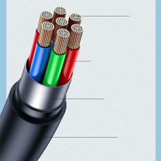 USAMS USAMS USB-C KABEL 6A 1,2M PORT DISPLEJ RYCHLO NABÍJECÍ LITHE SERIES FIALOVÁ/FIALOVÁ SJ568USB03 (US-SJ568)