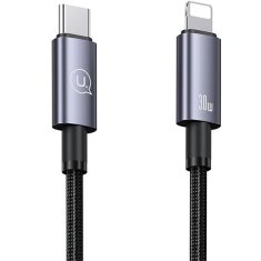 USAMS USAMS USB-C TO LIGHTNING KABEL 30W 2M RYCHLÉ NABÍJENÍ OCEL/LAK SJ665USB01 (US-SJ665)