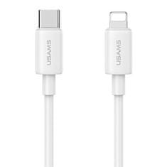 USAMS USAMS ŁAD. SIEC. 1XUSB-C T65 PD20W PD FAST CHARGING US-CC226 + KABEL USB-C/LIGHTNING US-SJ712 30W BIAŁY/WHITE YI SERIES OYXLTZ02