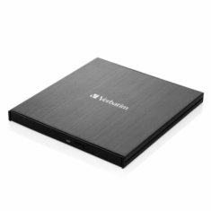 Verbatim EXTERNÍ TENKÁ BLU-RAY VYPALOVAČKA VERBATIM + KABEL USB-C/USB-A ČERNO/ČERNÝ 43889