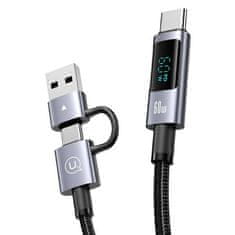 USAMS DATOVÝ KABEL DIGITÁLNÍHO DISPLEJE USAMS 60W 6V1 SUFENG SERIES 2M (SJ736)