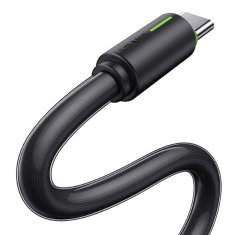 USAMS USAMS USB-C/USB-C KABEL 1M SJ734 60W ČERNÁ/ČERNÁ YU SERIES SJ734USB01 (US-SJ734)