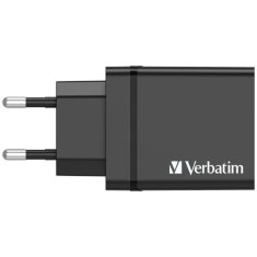 Verbatim VERBATIM 30W SÍŤOVÁ NABÍJEČKA 3XUSB-A/USB-C PD 3.0 CHR-30EU2 ČERNÁ/ČERNÁ 49700