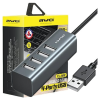 AWEI HUB CL-122 4XUSB-A/USB-A ČERNÁ/ČERNÁ