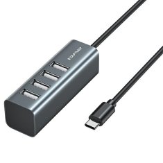 Awei AWEI HUB CL-122T 4XUSB-A/USB-C ČERNÁ/ČERNÁ