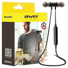 Awei AWEI B926BL BLUETOOTH SPORTOVNÍ SLUCHÁTKA ČERNÁ/ČERNÁ MAGNETICKÁ